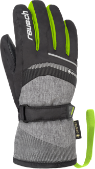 Reusch Bolt GTX Junior 4961305 7679 black green grey front